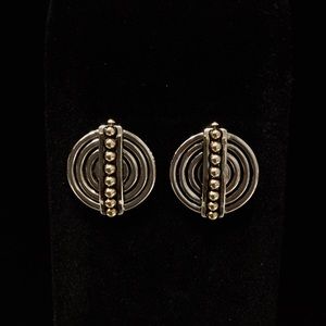Chico’s Mixed Metal Circular Earrings